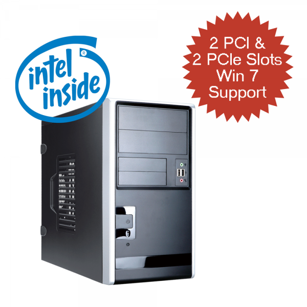 2 PCI Slot Mini-tower PC