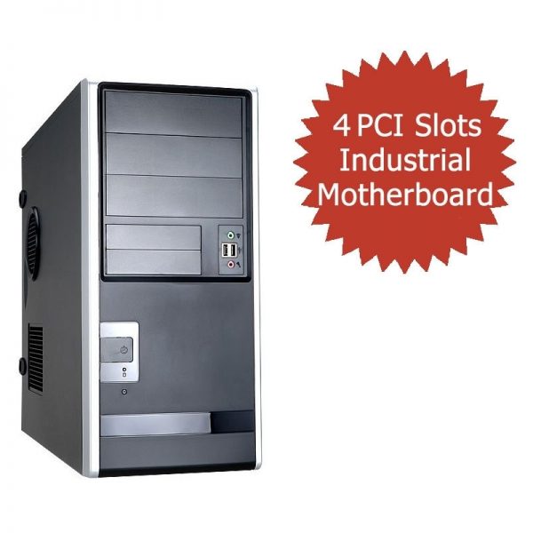 6 PCI Slot Industrial Mid-tower Rear