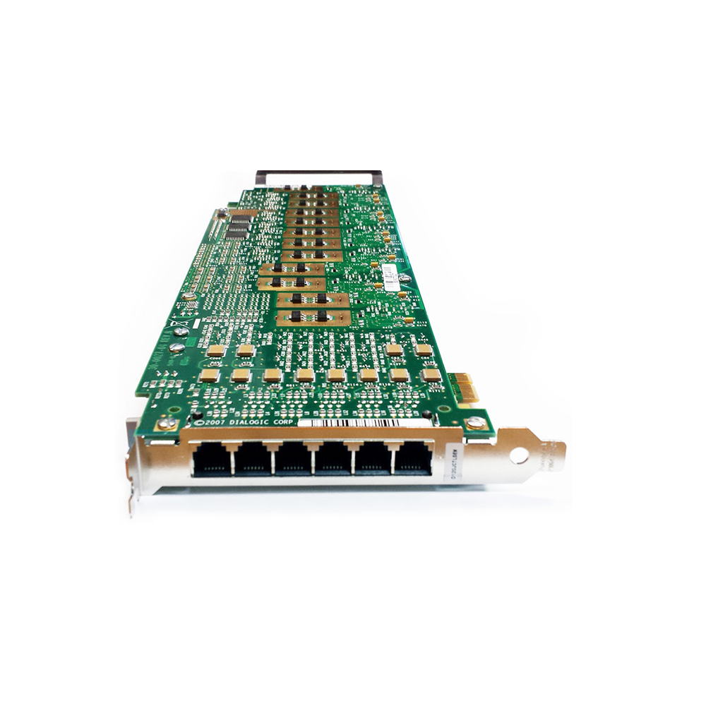 Dialogic D120JCTLSEW 881-594 12 analog port PCIe Voice Board